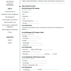 CV template